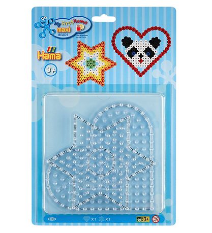 Hama Maxi Perleplader - 2 stk. - Stjerne/Hjerte Hama Maxi Perleplader - 2 stk. - Stjerne/Hjerte