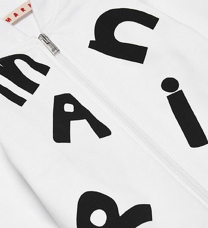 Marni Cardigan - Hvid/Sort Marni Cardigan - Hvid/Sort