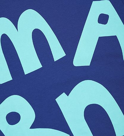 Marni T-shirt - Blå m. Turkis