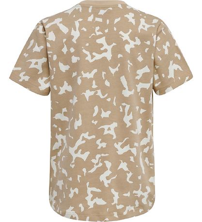 Hummel T-shirt - hmlCarter - Beige Camo Hummel T-shirt - hmlCarter - Beige Camo