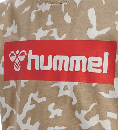 Hummel T-shirt - hmlCarter - Beige Camo Hummel T-shirt - hmlCarter - Beige Camo