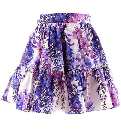 Dolce & Gabbana Nederdel - Renaissance - Natur m. Blomster Dolce & Gabbana Nederdel - Renaissance - Natur m. Blomster