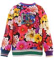 Dolce & Gabbana Sweatshirt - Renaissance - Multifarvet m. Blomst Dolce & Gabbana Sweatshirt - Renaissance - Multifarvet m. Blomst