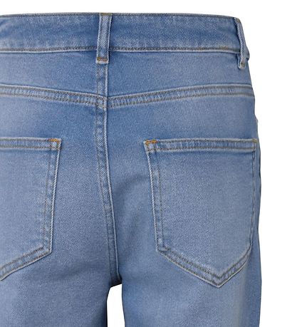 Hound Jeans - Wide Denim w. Holes - Medium Blue