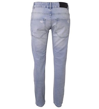 Hound Jeans - Straight w.Holes - Light Denim