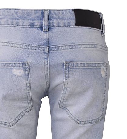 Hound Jeans - Straight w.Holes - Light Denim