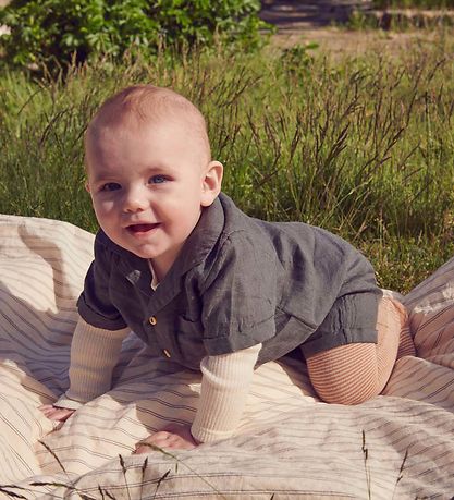 MP Strumpfhosen m. Streifen - Viggie - Brown