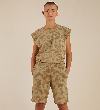 Finger In The Nose Sweatshorts - Dunk - Khaki Tie & Dye Finger In The Nose Sweatshorts - Dunk - Khaki Tie & Dye