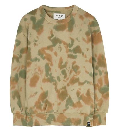 Finger In The Nose Sweatshirt - Wave - Khaki Tie & Dye Finger In The Nose Sweatshirt - Wave - Khaki Tie & Dye