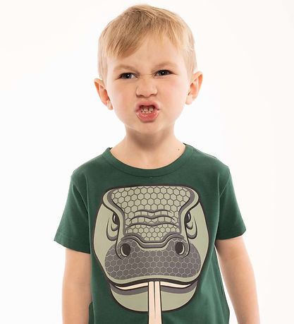 DYR T-shirt - Growl - Dark Khaki