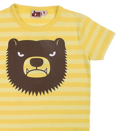 DYR T-shirt - Growl - Bright Yellow