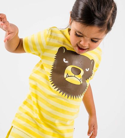 DYR T-shirt - Growl - Bright Yellow