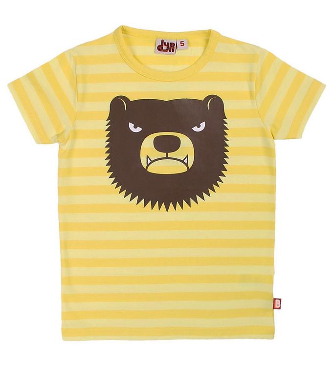 DYR T-shirt - Growl - Bright Yellow