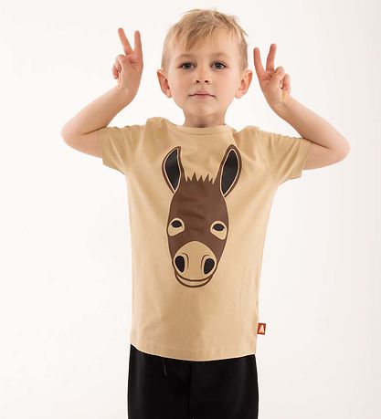 DYR T-shirt - Growl - Beige