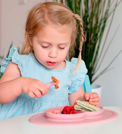 EzPz Cutlery - 2-Pack - Silicone - Dusty Pink