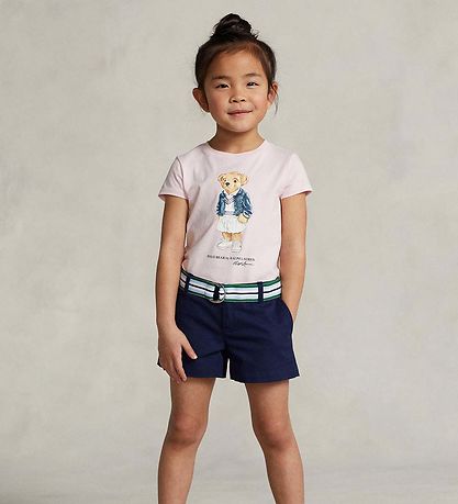 Polo Ralph Lauren Shorts - Classics - Navy m. Bælte Polo Ralph Lauren Shorts - Classics - Navy m. Bælte