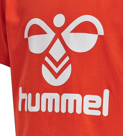Hummel T-shirt - hmlTres - Cherry Tomato Hummel T-shirt - hmlTres - Cherry Tomato