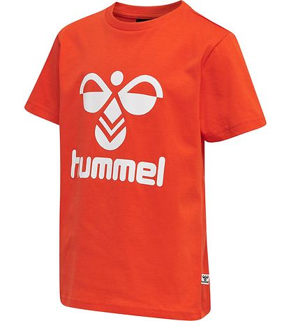 Hummel T-shirt - hmlTres - Cherry Tomato Hummel T-shirt - hmlTres - Cherry Tomato