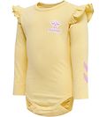 Hummel bodysuit l/s - hmlMIRABEL - Pale Banana
