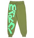 Marni Sweatpants - Khaki/Neongrøn Marni Sweatpants - Khaki/Neongrøn