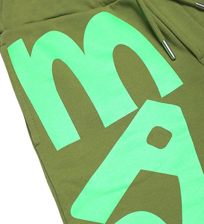 Marni Sweatpants - Khaki/Neongrøn