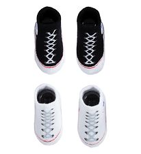 Converse Strømper - 2-pak - Sort/Hvid Converse Strømper - 2-pak - Sort/Hvid