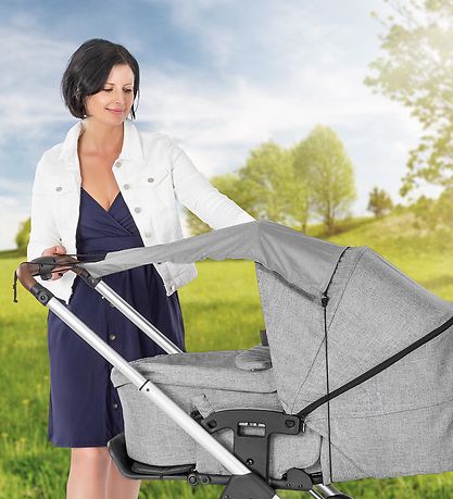 Reer Solsejl Til Barnevogn - UV50+ - Grå Reer Solsejl Til Barnevogn - UV50+ - Grå