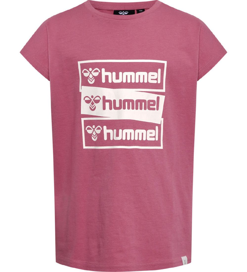 Hummel T-Shirt - hmlCaritas - Heather Rose - Hummel - 6 Jahre (116) - T-Shirts