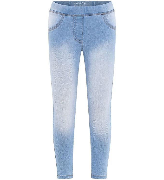 Minymo Jeggings - Slim Fit - Light Dusty Blue