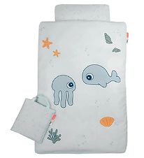 Done By Deer Bedding - Baby - Jelly & Wally - Blue Done By Deer Bedding - Baby - Jelly & Wally - Blue
