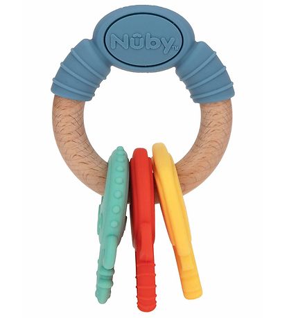 Nuby Beißring - Holz/Silikon Nuby Beißring - Holz/Silikon