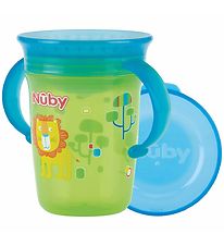 Nuby Drikkekop m. Håndtag - 240ml - Grøn m. Print Nuby Drikkekop m. Håndtag - 240ml - Grøn m. Print