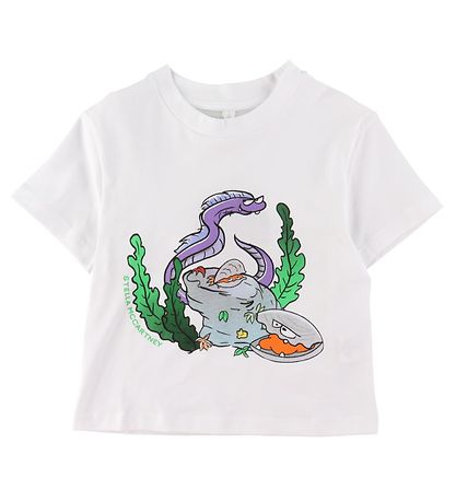 Stella McCartney Kids T-shirt - Hvid m. Tryk Stella McCartney Kids T-shirt - Hvid m. Tryk