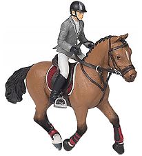 Papo Springhest m. Rytter - L: 15 cm Papo Springhest m. Rytter - L: 15 cm