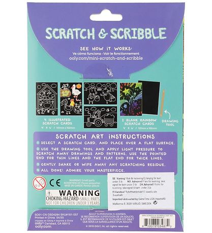 Ooly Scratch and Stribble Mini Sæt - Farm Animals Ooly Scratch and Stribble Mini Sæt - Farm Animals