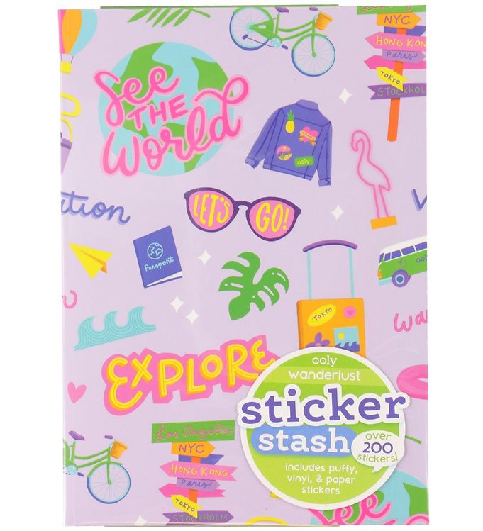 Ooly Stickers with an envelope Funny pleasures 200pcs