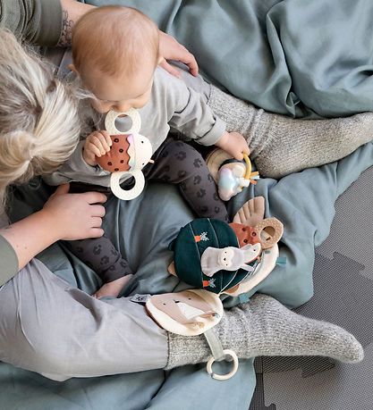 Sebra Aktivitetsrangle m. Spejl - Mariehønen Luca