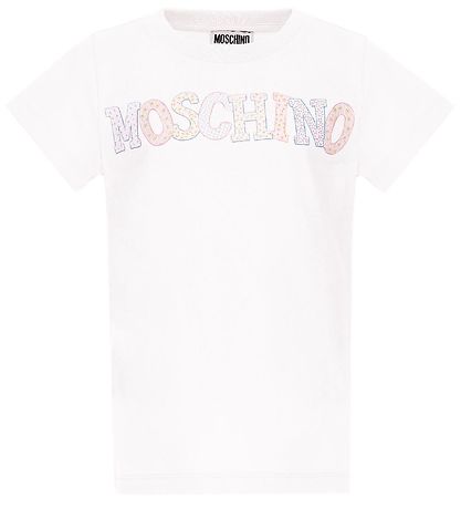 Moschino T-Shirt - Hvid m. Logo Moschino T-Shirt - Hvid m. Logo