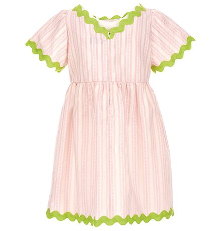 Moschino Kjole - Rosastribet/Neongrøn