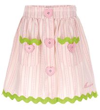 Moschino Nederdel - Rosastribet/Neongrøn Moschino Nederdel - Rosastribet/Neongrøn