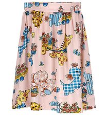 Moschino Nederdel - Rosa m. Print Moschino Nederdel - Rosa m. Print