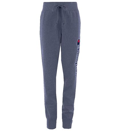 Champion Fashion Sweatpants - Rib Cuff - Blå m. Logo Champion Fashion Sweatpants - Rib Cuff - Blå m. Logo