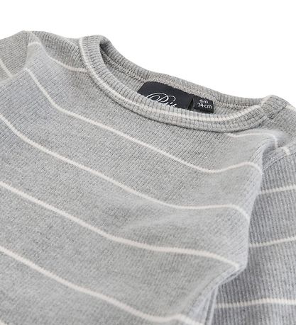 Sofie Schnoor Body l/æ - Stribet - Grey Melange Sofie Schnoor Body l/æ - Stribet - Grey Melange