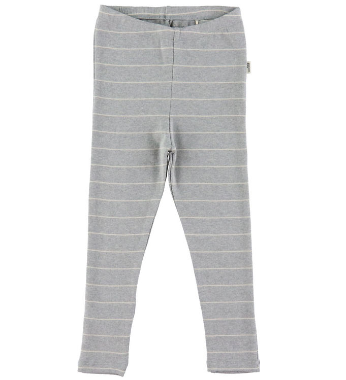 Sofie Schnoor Stribet Leggings - Grey Melange