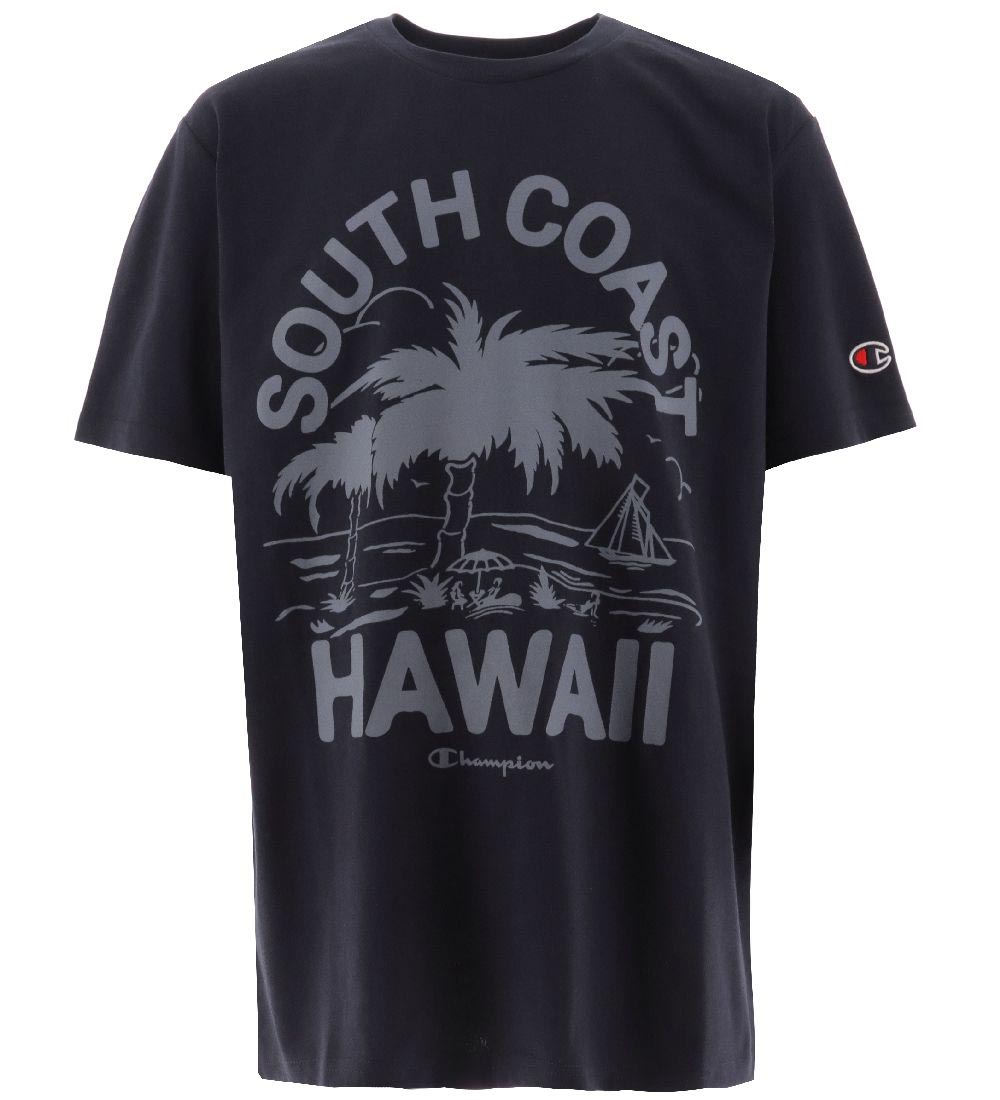 Champion Fashion T-Shirt - Navy - Champion - 16-18 jaar (176-188) - T-Shirts