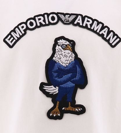 Emporio Armani T-shirt - White w. Eagle
