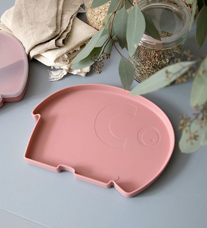 Sebra Tallerken - Silikone - Fanto - Blossom Pink