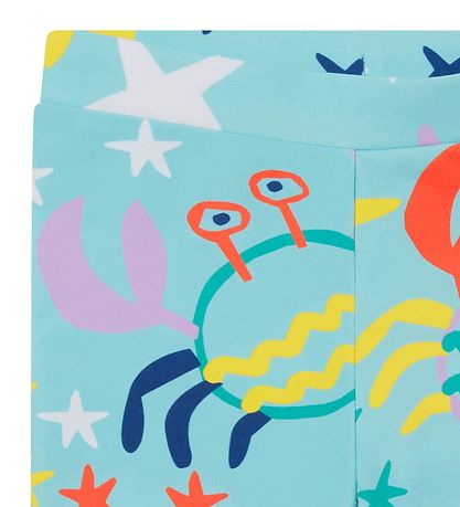 Stella McCartney Kids Badeleggings - UV50+ - Lyseblå m. Print Stella McCartney Kids Badeleggings - UV50+ - Lyseblå m. Print