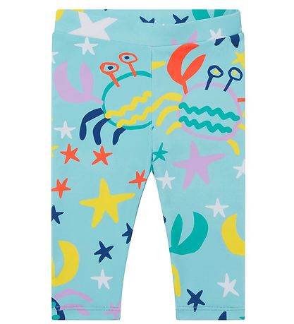 Stella McCartney Kids Badeleggings - UV50+ - Lyseblå m. Print Stella McCartney Kids Badeleggings - UV50+ - Lyseblå m. Print