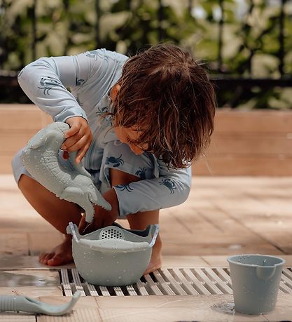 Scrunch Vandkande - 18,5x11 cm - Silikone - Krokodille - Duck Eg Scrunch Vandkande - 18,5x11 cm - Silikone - Krokodille - Duck Eg